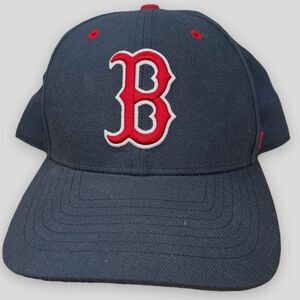 Boston Red Sox Hat OSFA Blue Snapback‎ FENWAY Spellout 47 Fenway Park Collection